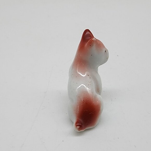 Vintage Hand Painted Porcelain Miniature Boston Terrier Figurine - Picture 4 of 6